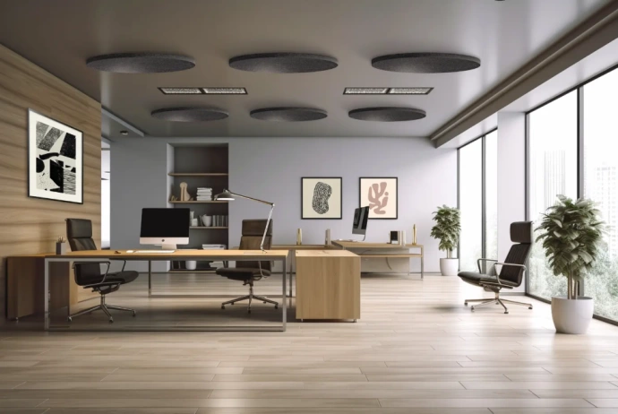 Cloison acoustique sur mesure pour bureaux haut de gamme