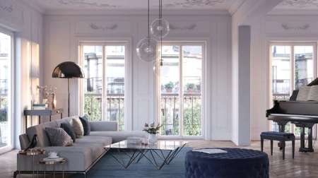 Isolation phonique haut de gamme pour maison moderne élégante