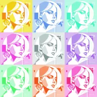 Timbres PopArtMultiColors.webp